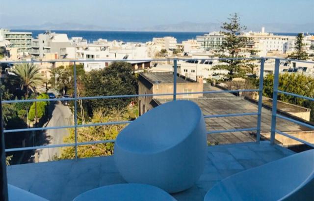 شقة Panoramic View - Penthouse Rhodes City المظهر الخارجي الصورة