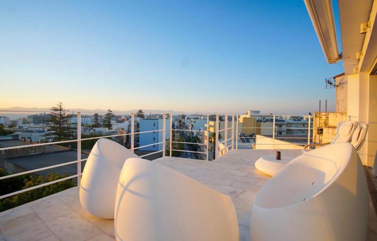 شقة Panoramic View - Penthouse Rhodes City المظهر الخارجي الصورة